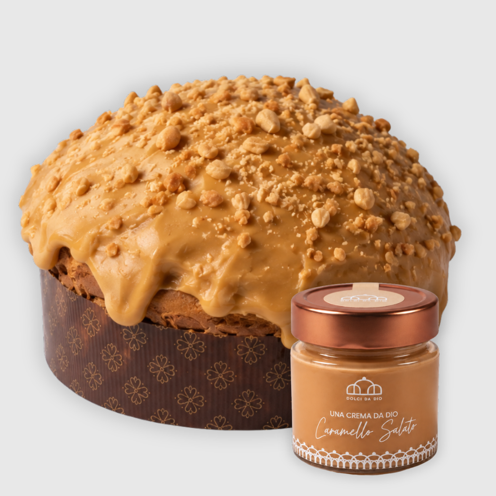 Panettone da Dio 1.2kg | Caramello salato e arachidi